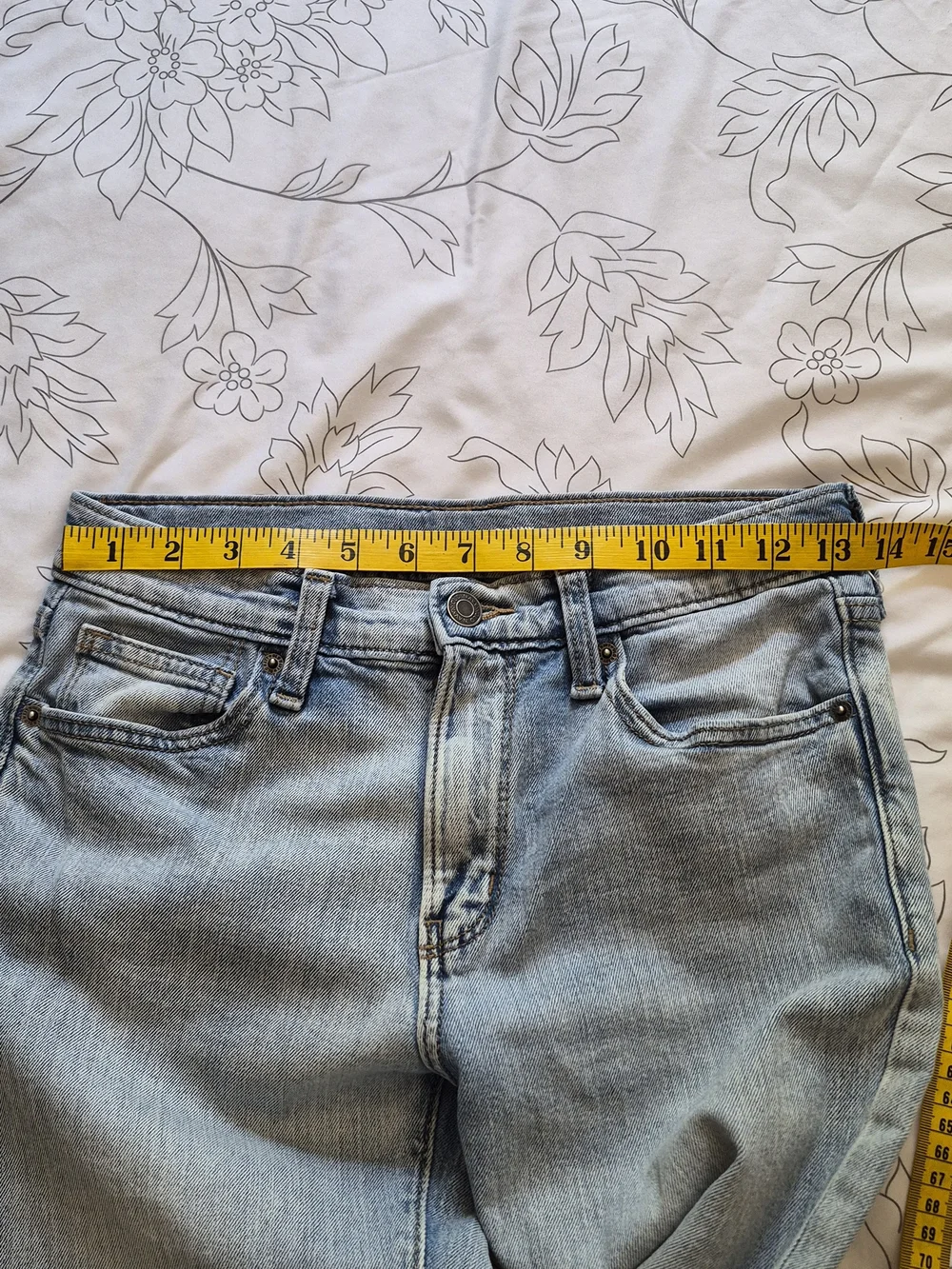Boys Lot Jeans Sze 12 Light Wash Old Navy Skinny Flex & Thereabouts Straight Leg